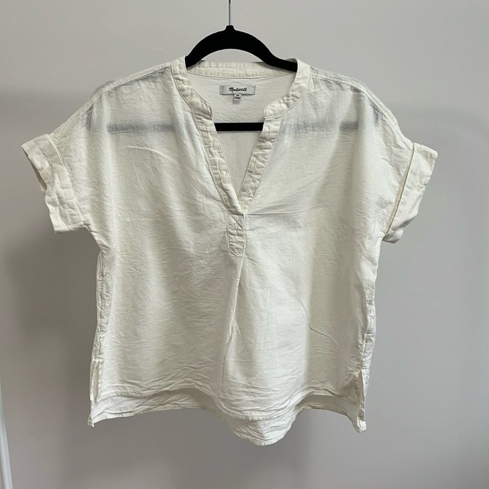 Madewell Lakeline Popover Shirt Size XS